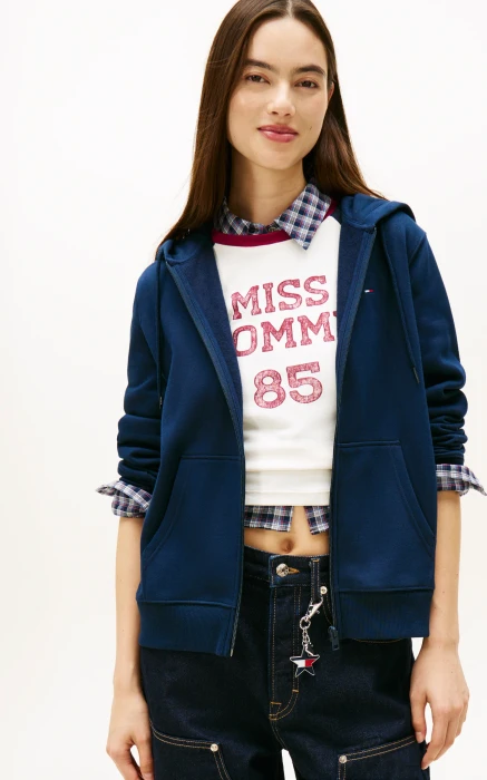 Tommy Hilfiger Tunnelzug Hoodie dark night navy (Damen)