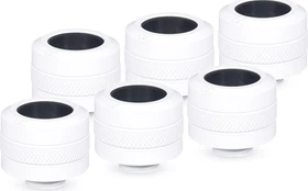 Alphacool Eiszapfen PRO Rohranschluss G1/4" auf 16mm, white, 6er-Pack