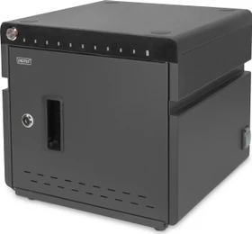 Digitus Mobiler Ladeschrank, für Tablets, 10 Geräte bis 13", versperrbar