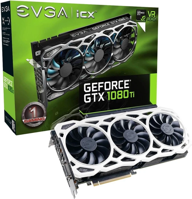 EVGA GeForce GTX 1080 Ti FTW3 Elite Gaming weiß, 11GB GDDR5X, DVI, HDMI, 3x DP