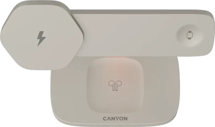 Canyon Kabellose Ladestation Hexagon WCS310 grau/orange