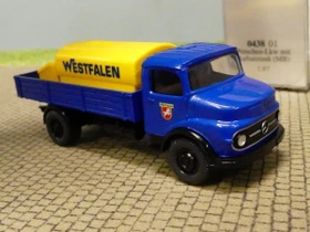 Wiking Klassik Edition Pritschen LKW mit Aufsatztank MB Westfalen
