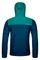 Ortovox Swisswool Zinal Funktionsjacke petrol blue (Herren) Vorschaubild