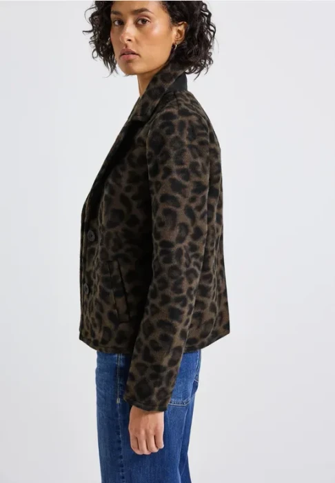 Street One Cosy Leo Jacke teddy brown (Damen)