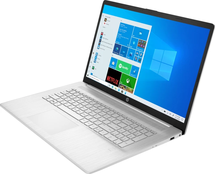 HP Laptop 17-cp3676ng, Natural Silver, Ryzen 7 7730U, 16GB RAM, 1TB SSD, DE