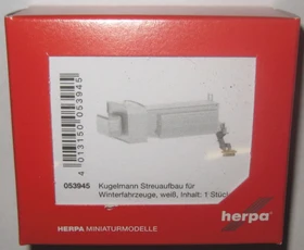 Herpa Kugelmann Streuaufbau für Winterdienstfahrzeuge weiß