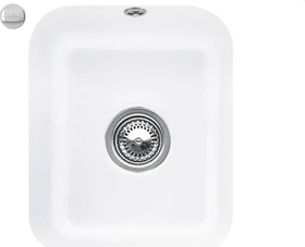 Villeroy & Boch Cisterna 45 Unterbau Becken mittig mit Ablauffernbedienung stone white