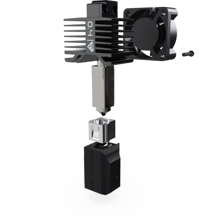 E3D Druckdüse beschichtet DiamondBack Complete HotEnd für Bambu Lab X1E, 1.75mm, 0.4mm