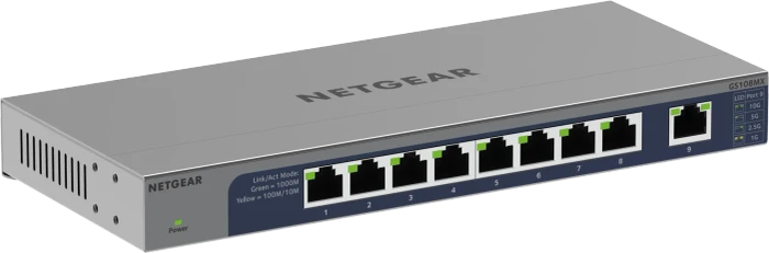 Netgear GS100 Desktop Gigabit Switch, 9x RJ-45