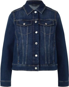 s.Oliver Elastische Slim-Fit Jeansjacke blau (Damen)