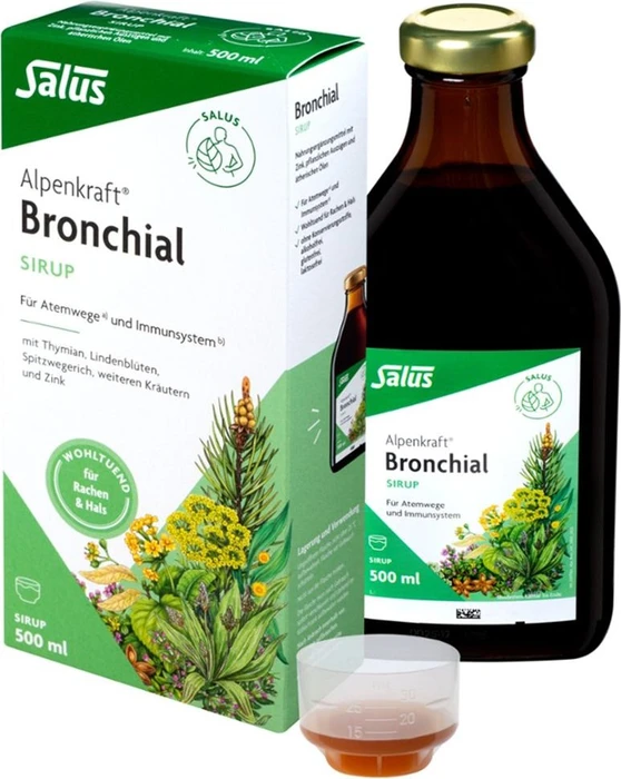 Salus Alpenkraft Bronchial-Husten-Sirup, 500ml