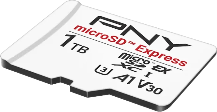 PNY microSD Express R890/W810 1TB, UHS-I U3, A1, Class 10, SD Express EX I