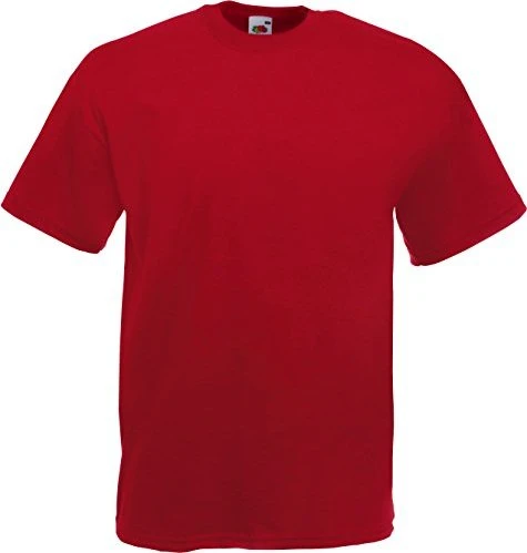 Fruit Of The Loom Valueweight T-Shirt kurzarm brick red