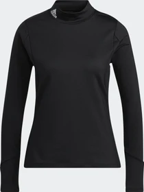 adidas Sport Performance Primegreen Cold.RDY Mock Neck Golf Funktionsshirt langarm schwarz (Damen)