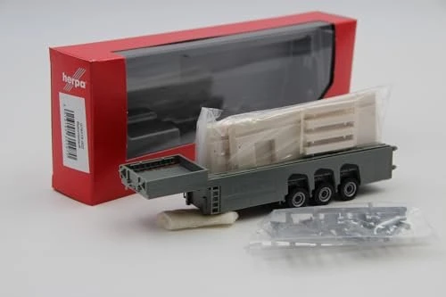 Herpa Betonteileauflieger mit Ladung (4 Erdgeschossteile, Eckverbinder)