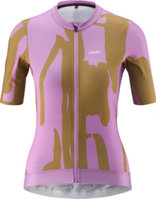 Gonso Road Print Trikot kurzarm wisteria bloom/baked pre (Damen)