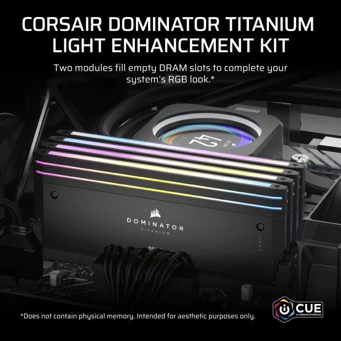Corsair Dominator Titanium DDR5 Light Enhancement Kit, schwarz