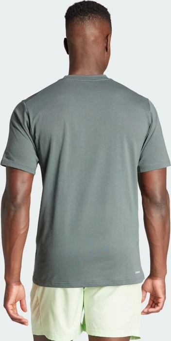 adidas Train Essentials Feelready Logo Funktionsshirt kurzarm legend ivy/green spark (Herren)