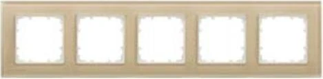 Siemens DELTA miro Glas Rahmen 5-Fach, arena
