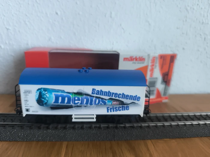 Märklin - Start up Spur H0 Güterwagen - Kühlwagen Mentos