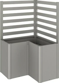 Biohort Rankgitter L-Form 152x152x91cm für Hochbeet quarzgrau-metallic, 2 Stück