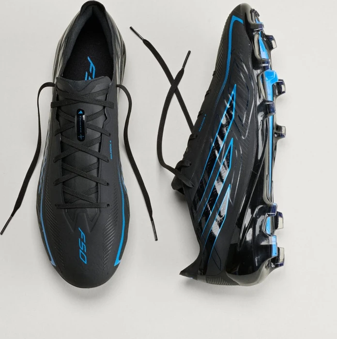 adidas F50 Hyperfast Pro FG core black/lucid ray blue