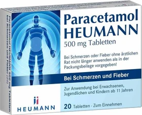 Paracetamol 500mg Heumann Tabletten, 20 Stück