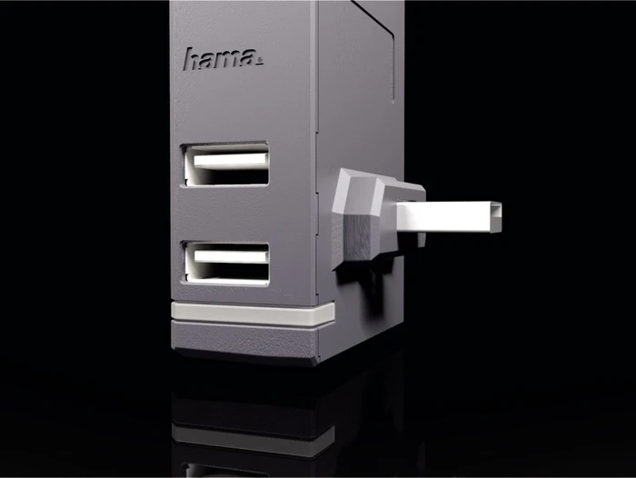 Hama USB-Erweiterung 4-fach Adapter schwarz (Xbox One)