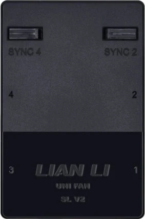 Lian Li Uni Hub SLV2 L-Connect 3 Controller, Licht- und Lüftersteuerung, schwarz