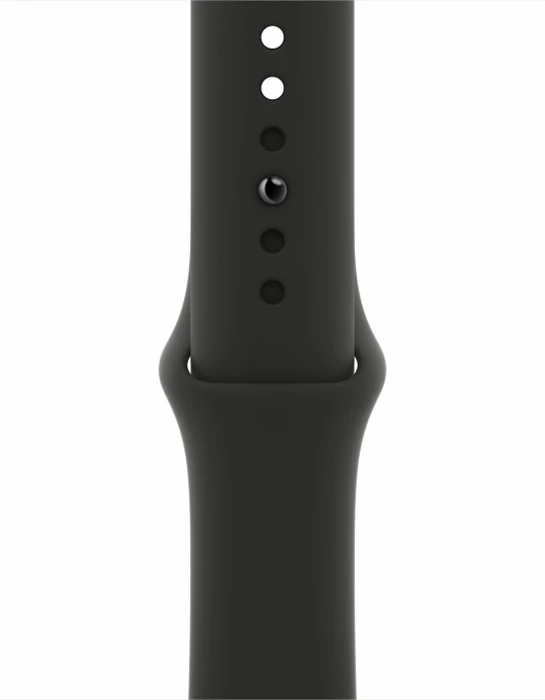 Apple Watch Series 6 (GPS) 40mm Aluminium space grau mit Sportarmband schwarz