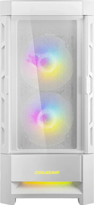 Cougar Duoface RGB White, weiß, Glasfenster