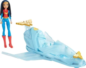 Mattel DC Super Hero - Girls Wonder Woman mit unsichtbarem Jet