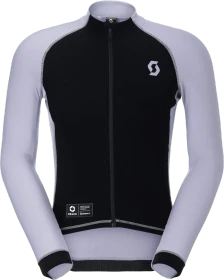 Scott Pro Warm LS-Remix Trikot langarm black/heather purple (Herren)