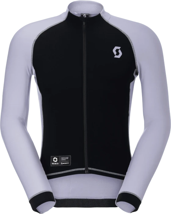 Scott Pro Warm LS-Remix Trikot langarm black/heather purple (Herren)