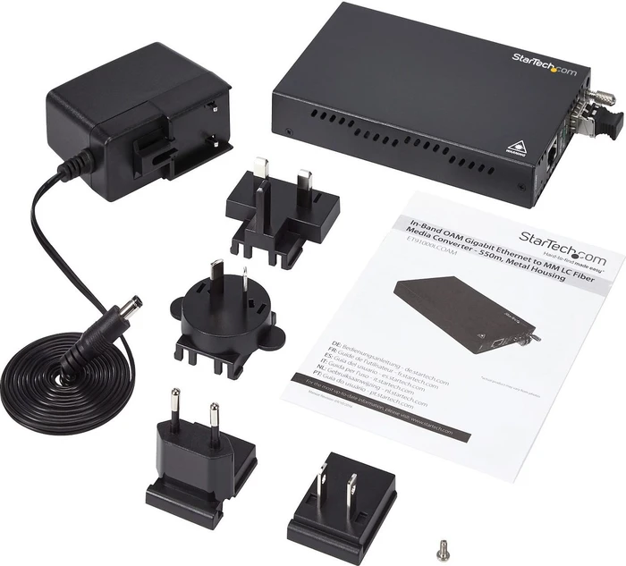 StarTech ET91000LCOAM, RJ-45, LC-Duplex MM, 550m