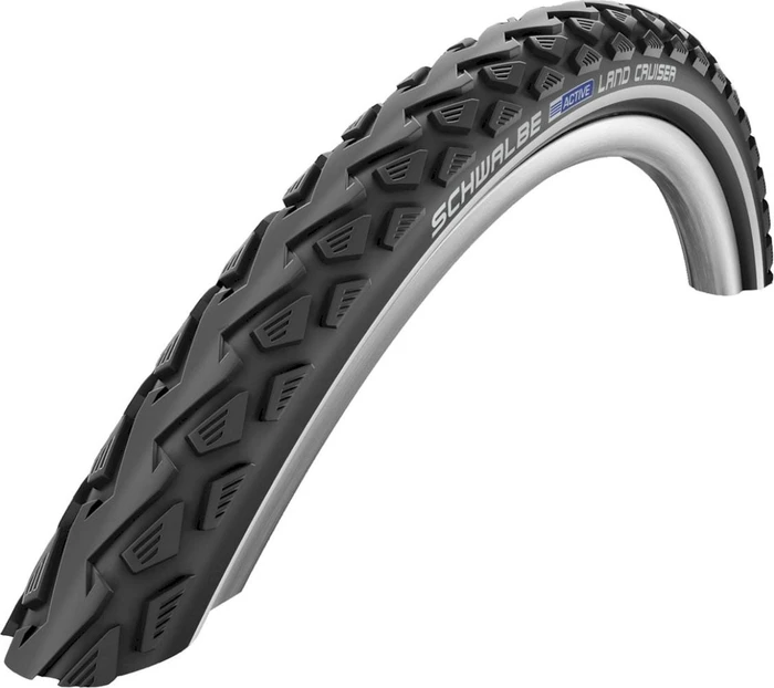 Schwalbe Land Cruiser Plus 26x1.75" PunctureGuard Green Compound Reifen schwarz/reflex