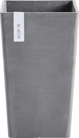 Ecopots Kunststoff-Topf Rotterdam Mid High 30x30cm grey