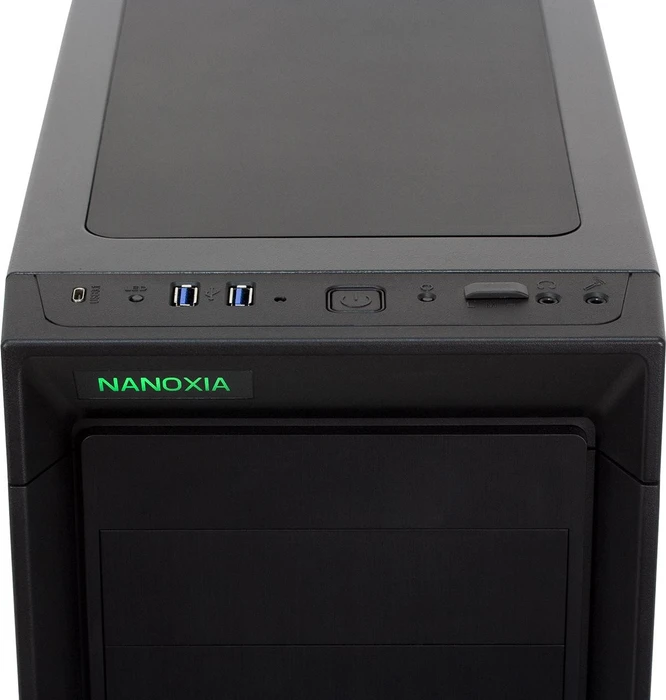 Nanoxia CoolForce 1 Basic schwarz, schallgedämmt