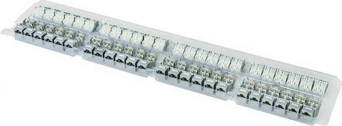 Telegärtner AMJ-S Modul T568A, RJ-45/RJ-11/RJ-12 Cat6a Modularstecker, feldkonfektionierbar, 24er-Pack