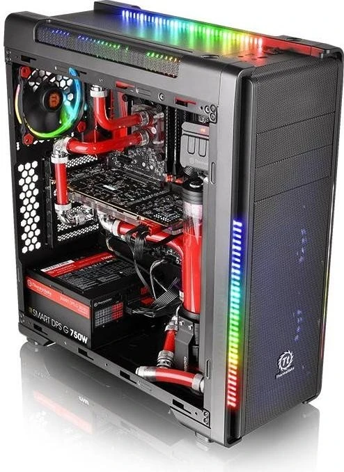 Thermaltake Versa C21 RGB, schwarz, Acrylfenster