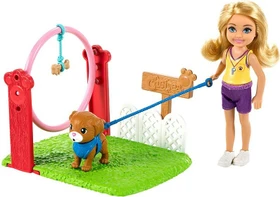 Mattel Barbie - Chelsea Karrierepuppe Hundetrainerin-Spielset