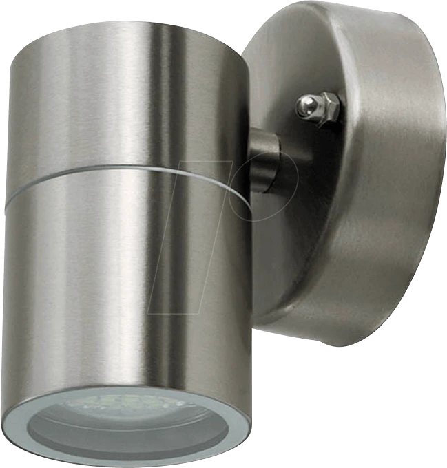 V-Tac VT-7621 GU10 Wandleuchte rund edelstahl