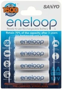Panasonic eneloop (Gen 1) Mignon AA NiMH 2000mAh, 8er-Pack