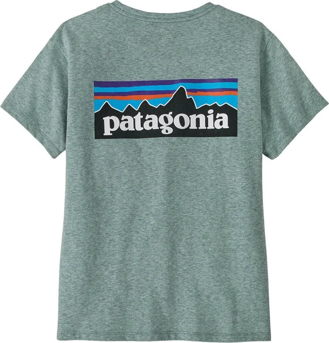 Patagonia P-6 Logo Responsibili-Tee T-Shirt kurzarm blue sage (Damen)
