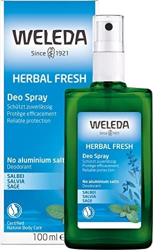 Weleda Herbal Fresh Salbei Deo Spray nachfüllbar, 100ml