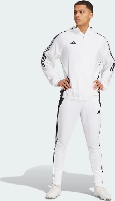 adidas Tiro 24 Jacke weiß/schwarz (Herren)