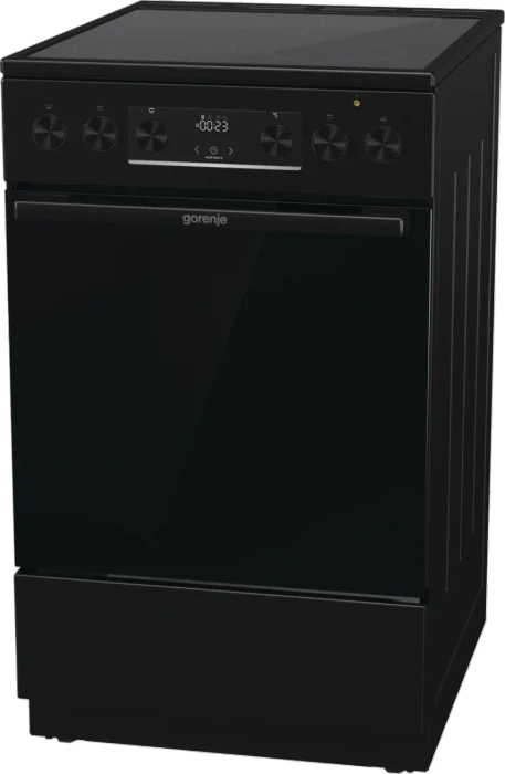 Gorenje GECS5C70BPA Elektroherd mit Glaskeramik-Kochfeld