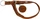 Hunter Dressurhalsung Solid Education, M, Cognac (66102)
