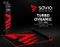 Savio Turbo Dynamic XXL Gaming Mauspad, schwarz/rot Vorschaubild