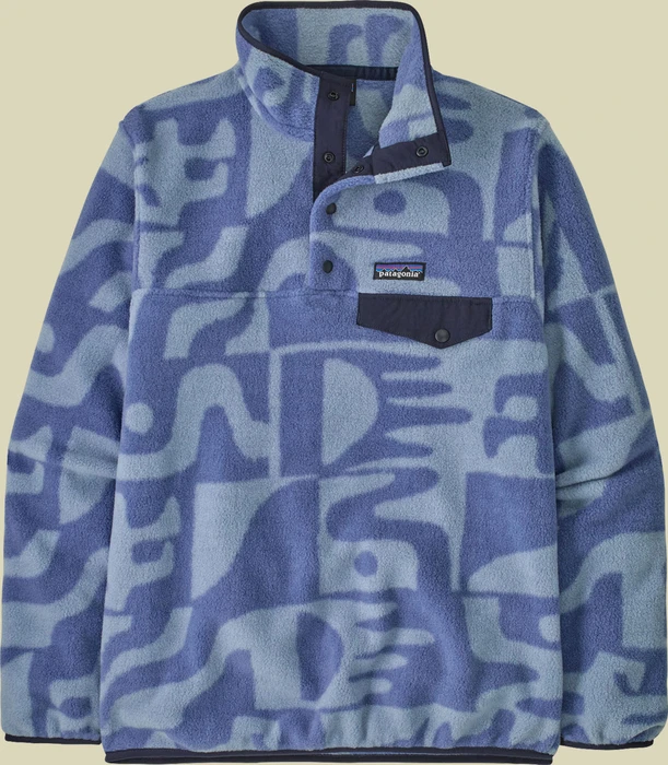 Patagonia Lightweight Synchilla Snap-T Pullover mother tree/barnacle blue (Damen)